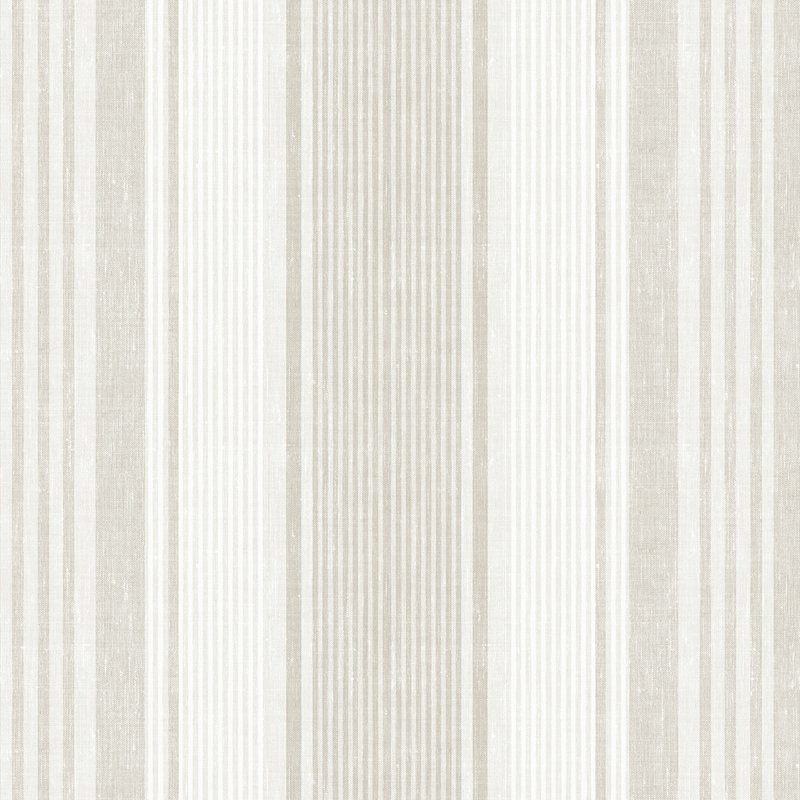 Acquire 6861 Linen Stripe Natural by Borastapeter Wallcovering