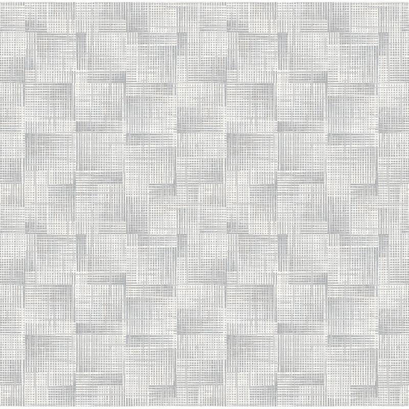 Sample 2972-86158 Loom, Ting Light Blue Lattice Wallpaper by A-Street Prints Wallpaper