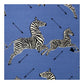 Sample 16496M-005 Zebras, Denim by Scalamandre Fabric (SC 000516496M)