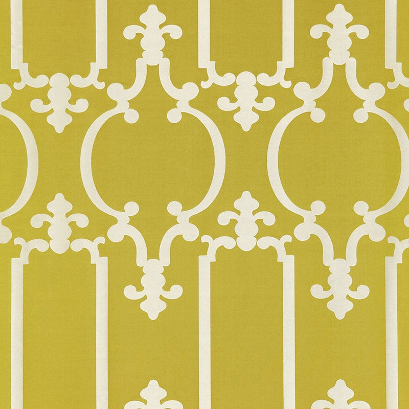 Purchase sample of 55861 Ornamental Silk, Spring by Schumacher Fabric
