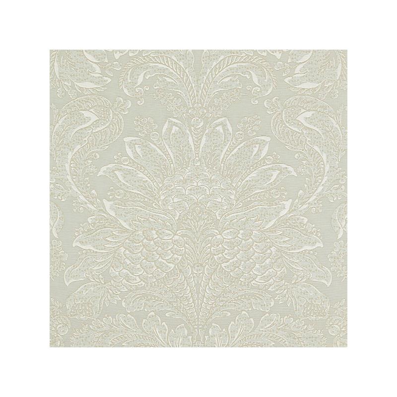 Sample 27081-003 Carlotta Damask, Mineral - Scalamandre Fabric (SC 000327081)