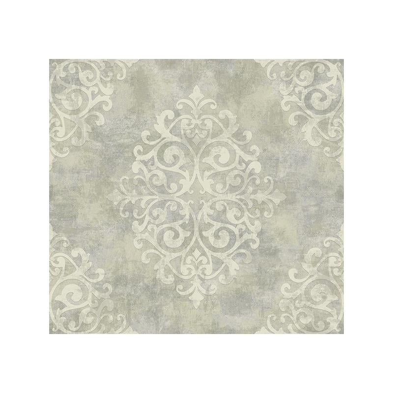 Sample Carl Robinson  CB74100, Galena color Metallic Gold  Damask Wallpaper