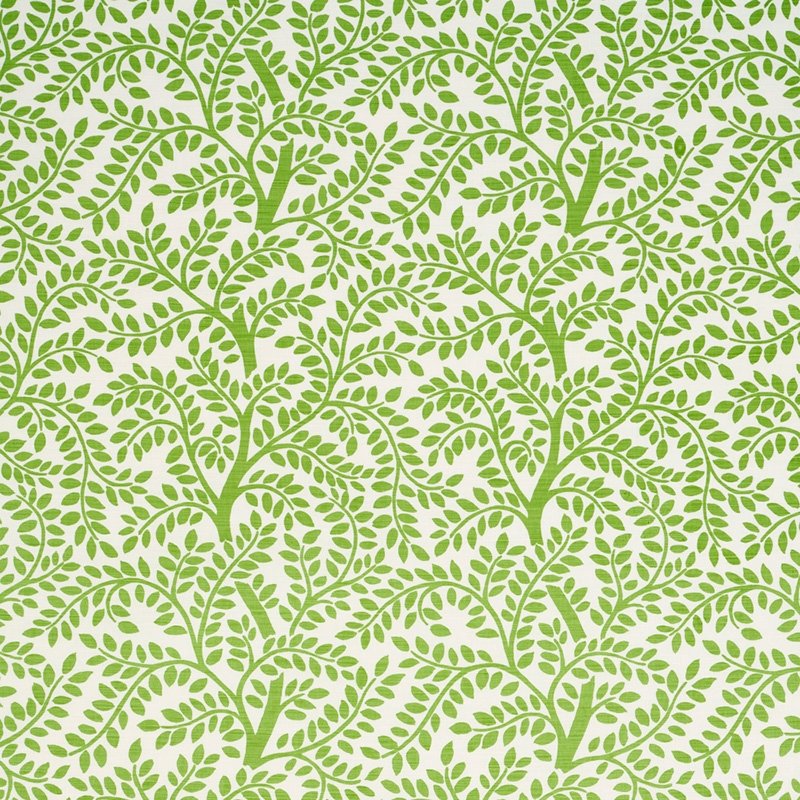 Purchase sample of 179501 Temple Garden Ii, Green by Schumacher Fabric