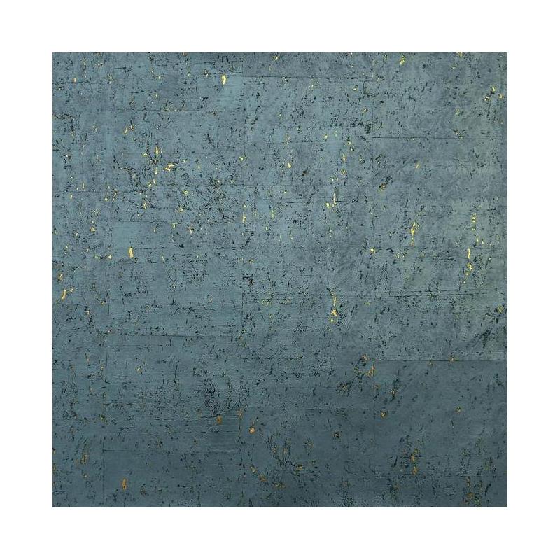 Sample DL2965 Natural Splendor, Cork  color Teal, Cork by Candice Olson Wallpaper