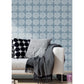 MKS4499 Marimekko Blue Puketti Peel &amp; Stick Wallpaper by NuWallpaper4