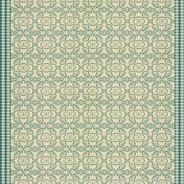 Buy GWF-3506.5.0 Maze Blue Geometric by Groundworks Fabric