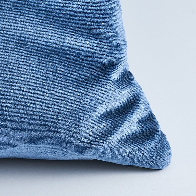 So6882007 Madeleine Velvet 24" Pillow Midnight By Schumacher Furniture and Accessories 1,So6882007 Madeleine Velvet 24" Pillow Midnight By Schumacher Furniture and Accessories 2