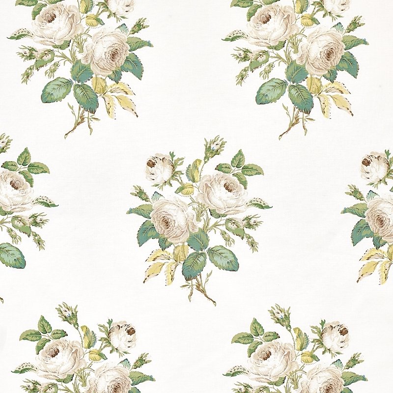 Purchase sample of 179630 Loudon Rose, Ivory by Schumacher Fabric