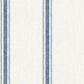 Acquire 4072-70067 Delphine Linette Navy Fabric Stripe Wallpaper Navy by Chesapeake Wallpaper