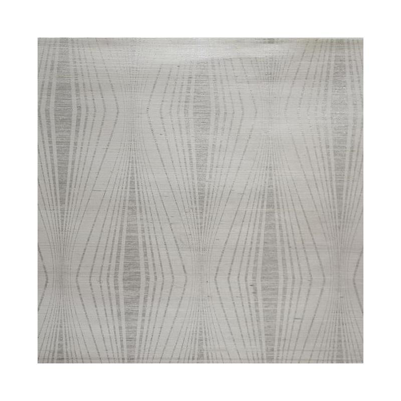 Sample DL2930 Natural Splendor, Radiant  color Silver/White, Grasscloth by Candice Olson Wallpaper