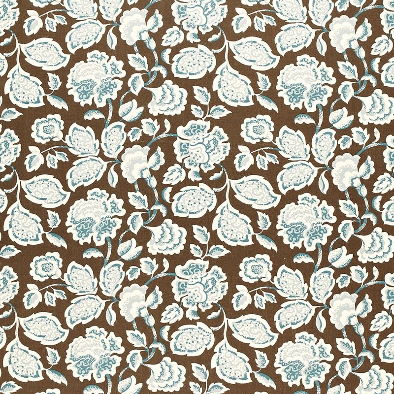 Purchase sample of 173703 Deco Flower, Cocoa by Schumacher Fabric