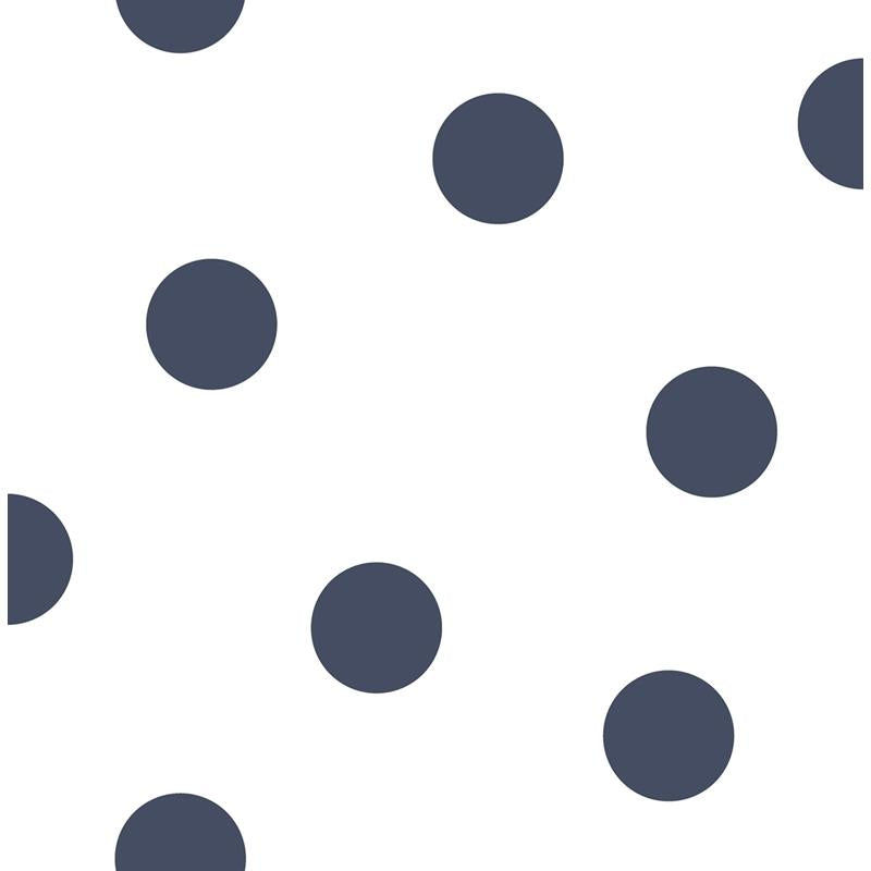 Purchase DA61602 Day Dreamers Dots Navy by Seabrook Wallpaper
