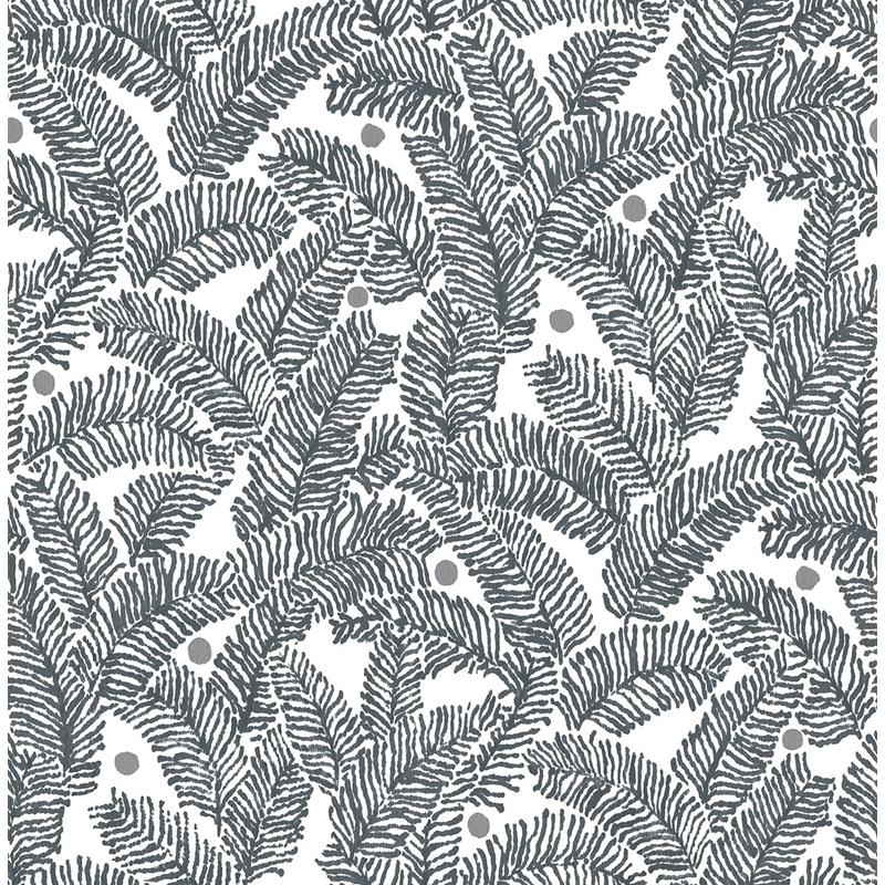 Save on 2969-26035 Pacifica Athina Grey Fern Grey A-Street Prints Wallpaper