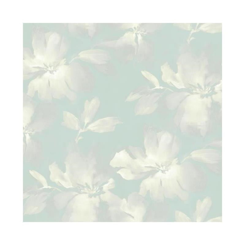 Sample - SO2475 Tranquil, Midnight Blooms color Blue, Botanical by Candice Olson Wallpaper