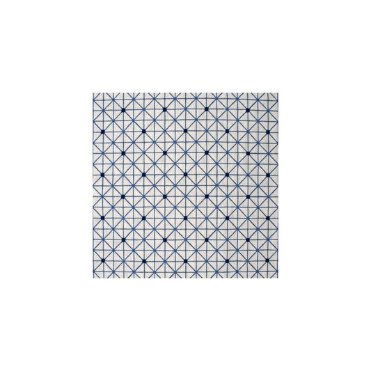 Looking S4008 Porcelain Blue Geometric Greenhouse Fabric
