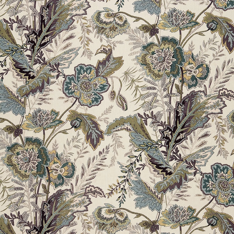 Purchase sample of 174540 Sandoway Vine, Seaglass by Schumacher Fabric
