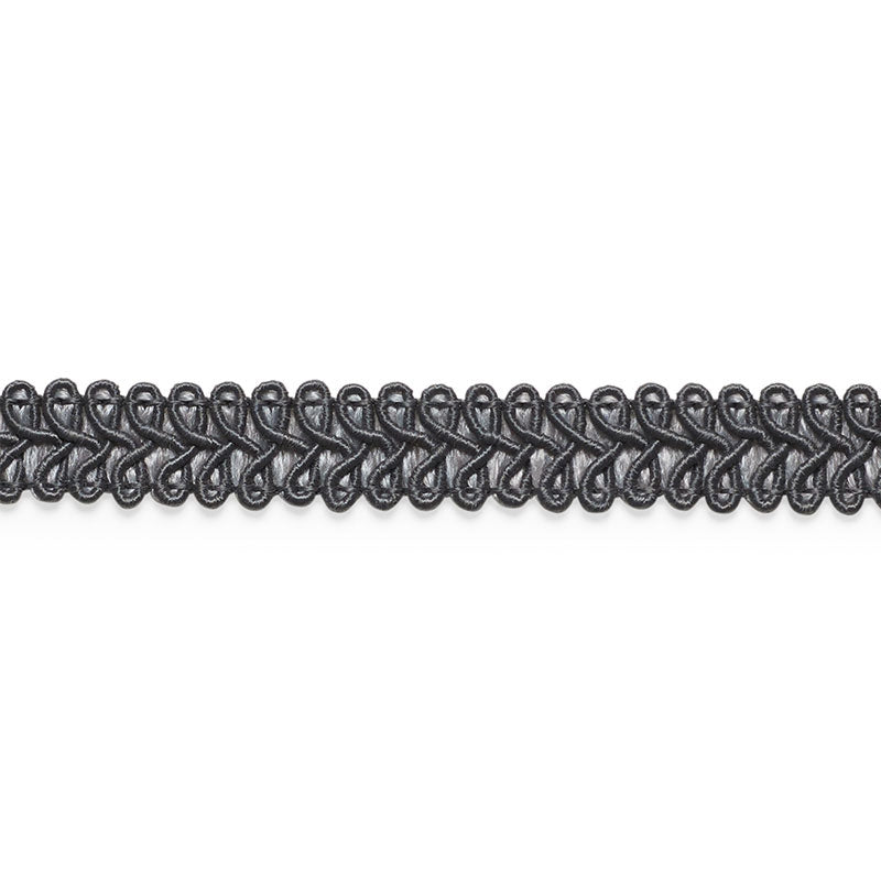 74966 | Astor Braid, Charcoal - Schumacher Fabric