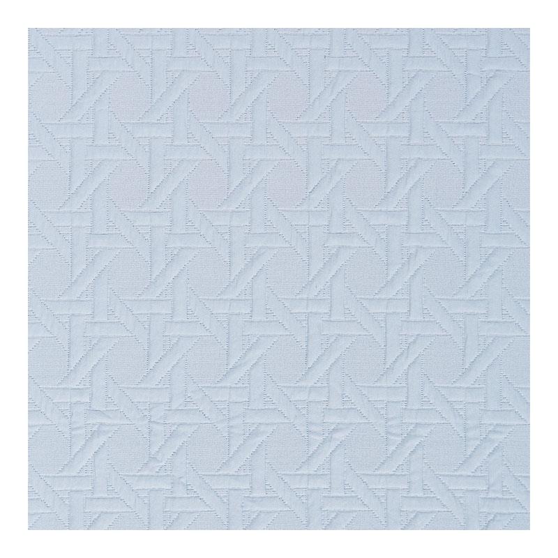 Sample 27008-006 Canestro Matelasse, Sky by Scalamandre Fabric (SC 000627008)