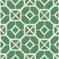 Sample 4014-26410 Seychelles, Livia Green Trellis Wallpaper by A-Street Prints Wallpaper