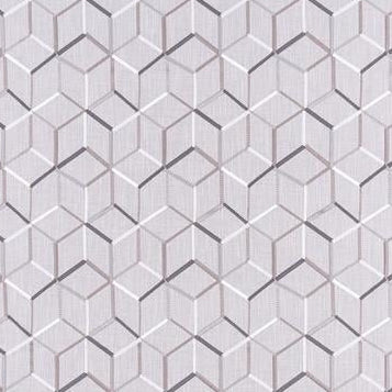 Shop F1443/04 Linear Silver Geometric by Clarke And Clarke Fabric