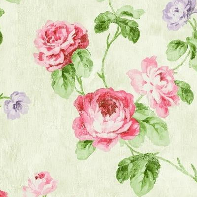 Find FI90105 Fleur Reds Floral by Seabrook Wallpaper