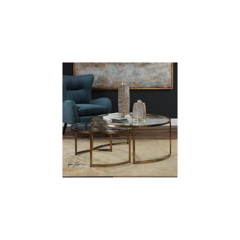 Uttermost rhea on sale nesting tables