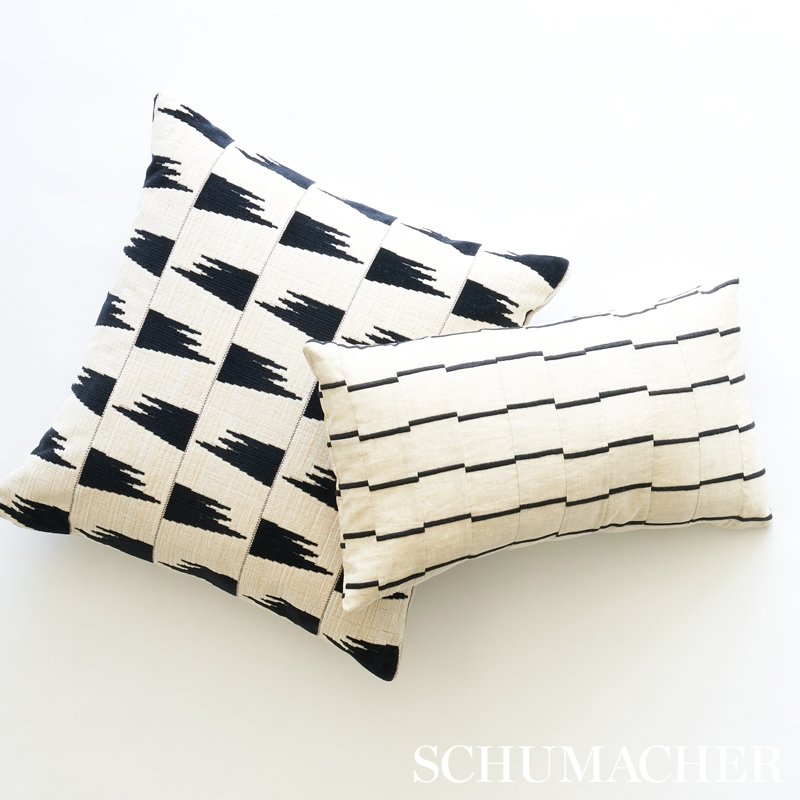 So7994117 Sina Stripe Pillow Blue By Schumacher Furniture and Accessories 1,So7994117 Sina Stripe Pillow Blue By Schumacher Furniture and Accessories 2