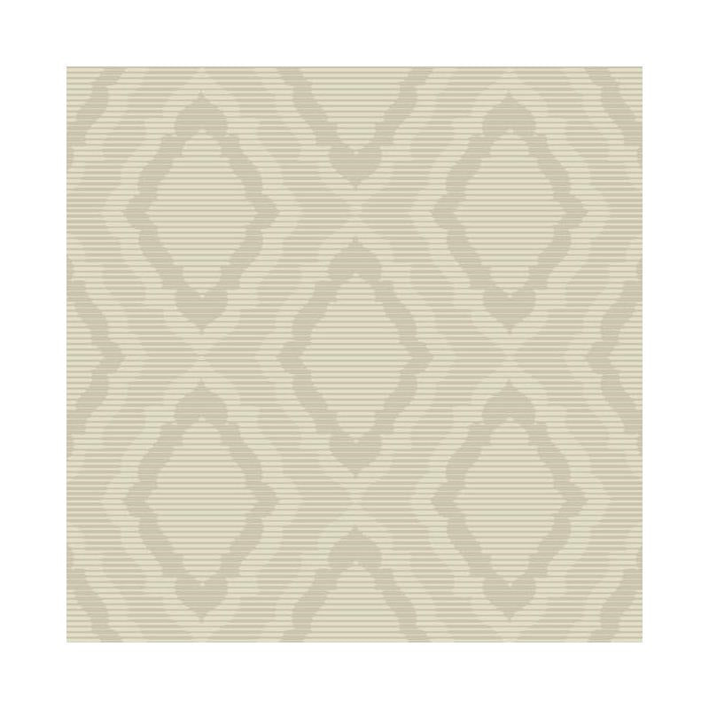Sample - CD4019 Decadence, Amulet color Beige, Damask by Candice Olson Wallpaper