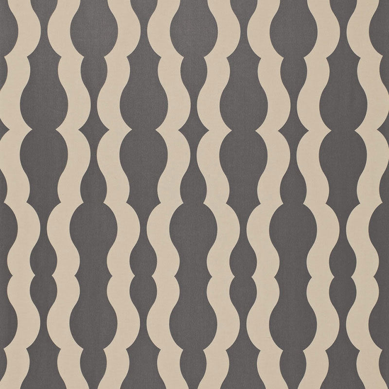 Purchase sample of 66570 Villeroux Weave, Charcoal by Schumacher Fabric
