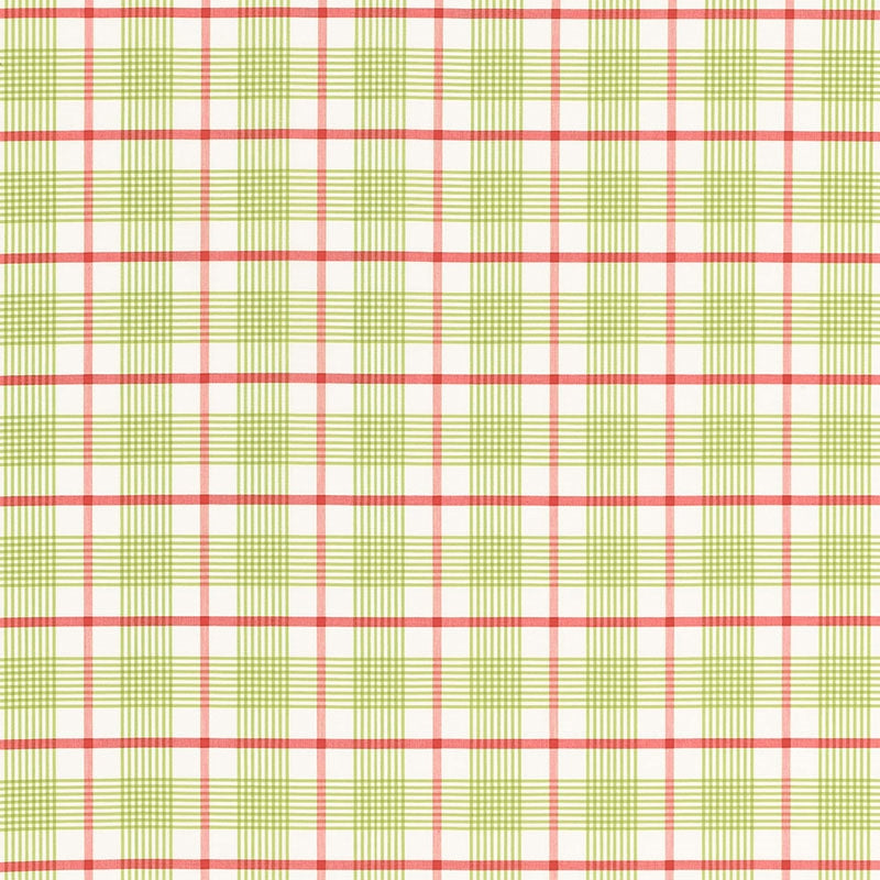 Search 68020 St. Lucia Plaid Lime by Schumacher Fabric