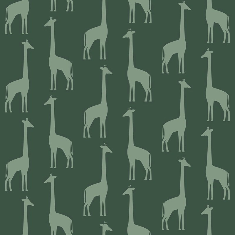 4060-139061 Fable Vivi Teal Giraffe Wallpaper by Chesapeake,4060-139061 Fable Vivi Teal Giraffe Wallpaper by Chesapeake2