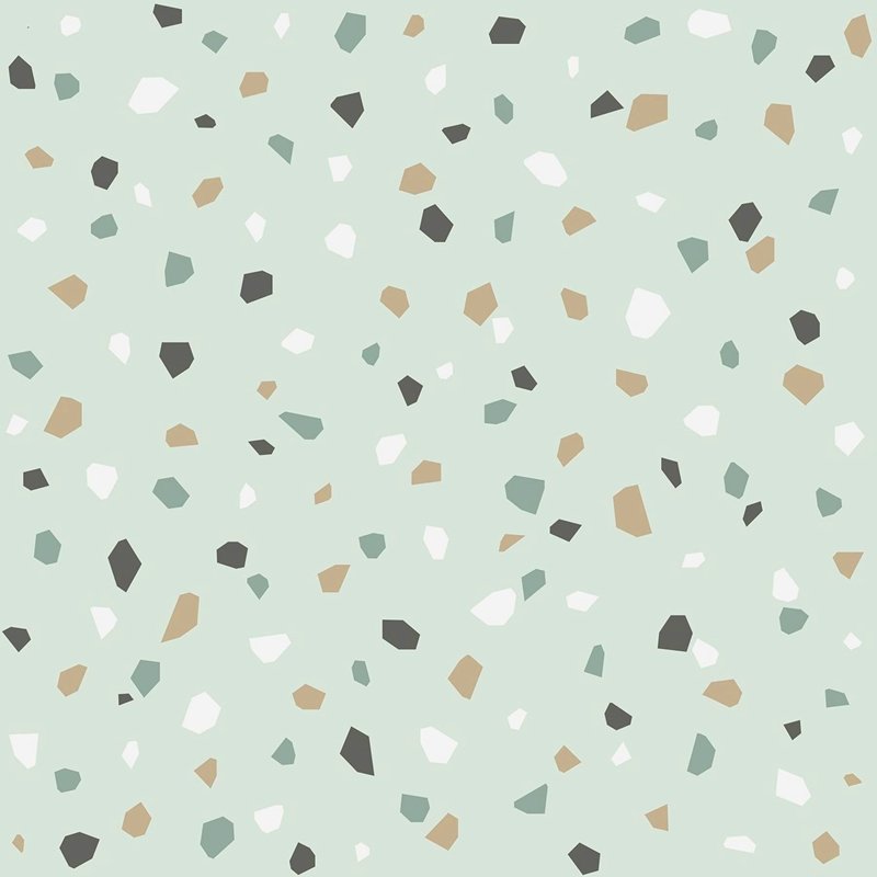 Find 4060-139036 Fable Ona Mint Terrazzo Wallpaper Mint by Chesapeake Wallpaper