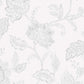 Sample 1930 Indigo Bloom, Grey By Borastapeter Wallcovering
