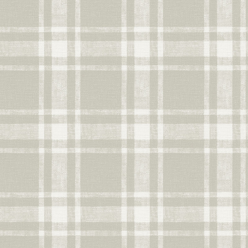 Sample 4072-70018 Delphine, Antoine Taupe Flannel Wallpaper by Chesapeake