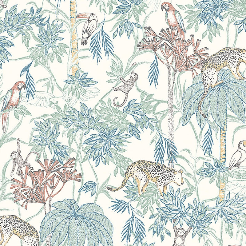 Sample 7462 Wild Jungle, Multi By Borastapeter Wallcovering