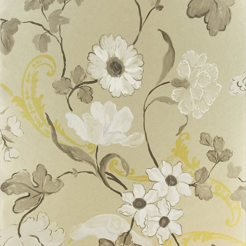 Find P505/05 Whitewell Gold by Designer Guild Wallpaper