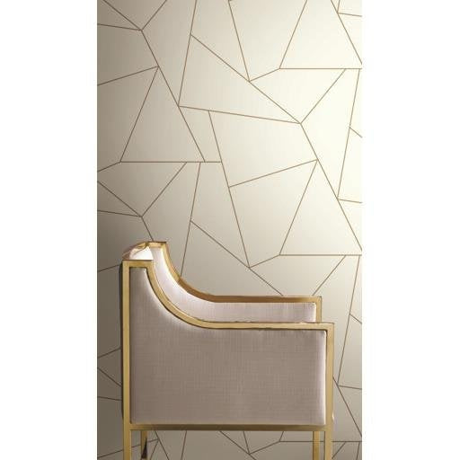 Select Psw1064Rl Geometrics Geometric Gold Peel And Stick Wallpaper