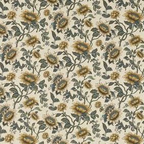 Save F1604/01 Tonquin Linen/Chartreuse Botanical and Floral by Clarke And Clarke Fabric