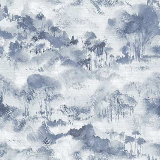 Find 2975-87545 Scott Living II Nara indigo Toile indigo A-Street Prints Wallpaper