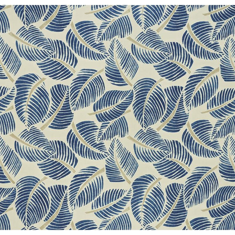 Purchase sample of 176191 Costa Rica, Indigo by Schumacher Fabric