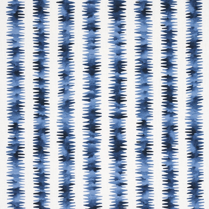 Purchase sample of 180182 Cardiogram, Blue by Schumacher Fabric