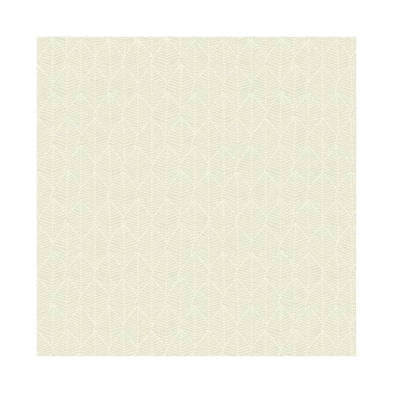 Sample - SO2483 Tranquil, Meditation Leaf color Beige, Pearlescent by Candice Olson Wallpaper
