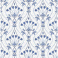 Acquire 2970-26148 Revival Dard Blue Tulip Ogee Wallpaper Blue A-Street Prints Wallpaper