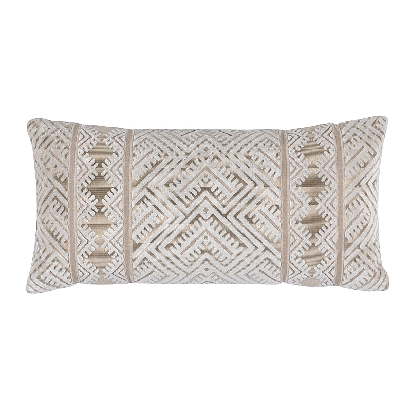So8065118 | Parvin Velvet Pillow, Pearl - Schumacher Furniture and Accessories
