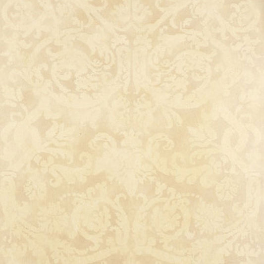 Select 529110 Pontine Damask Bone Schumacher Wallpaper