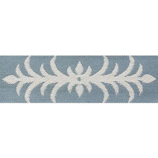 75443 | Acanthus Tape, Slumber Blue - Schumacher Fabric