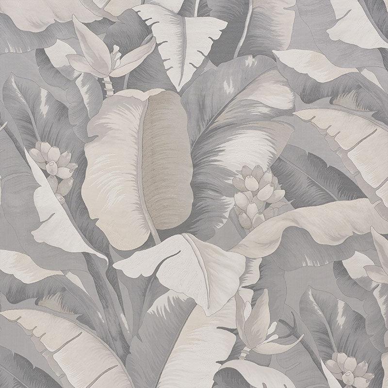 Purchase sample of 73891 Botanico, Platinum by Schumacher Fabric