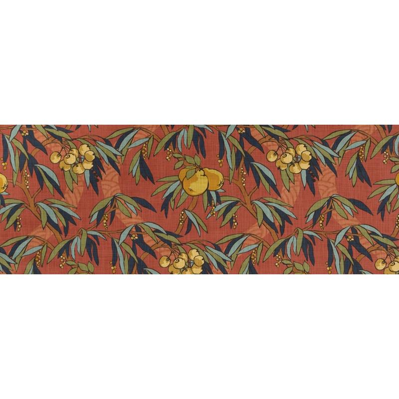519050 | Nouveau Fruit | Persimmon - Robert Allen Home Fabric