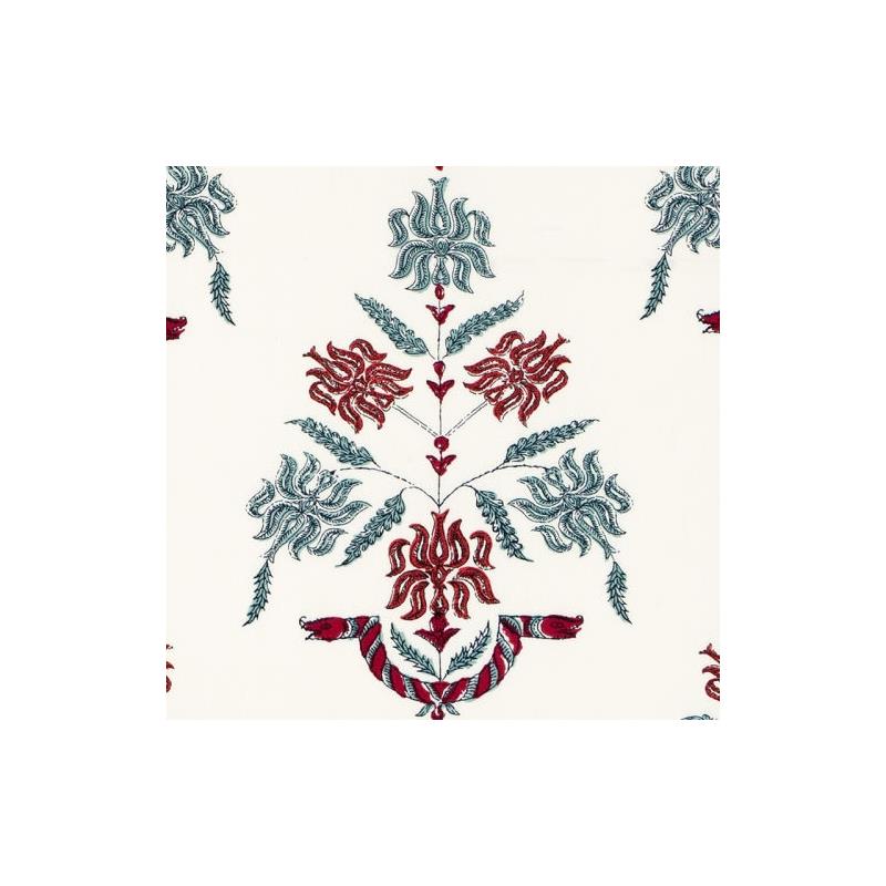 516425 | De42674 | 223-Mint/Red - Duralee Fabric