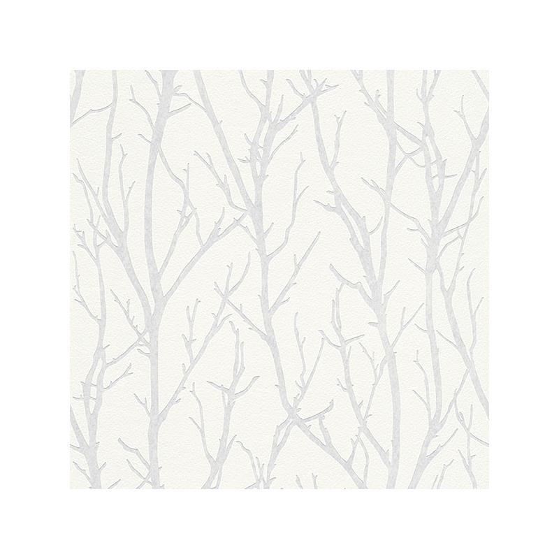 Sample 4000-3210-15 PaintWorks, Redford White Birch Paintable by Brewster Wallpaper
